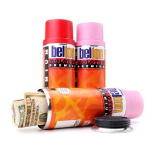 Belton Spray Paint Stash Can Party Box USA