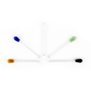 Ergonomic Glass Snuff Straw 5 PCS Party Box USA