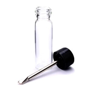 Glass Bottle with Telescopic Spoon Snorting Accessories Party Box USA