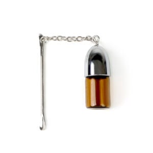 Glass Dispenser with Spoon Snorting Accessories Party Box USA