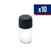 Mini Glass Container 10 PCS Party Box USA