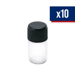 Mini Glass Container 10 PCS Party Box USA