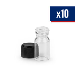 Mini Glass Container 10 PCS Storage Glass Jar Party Box USA