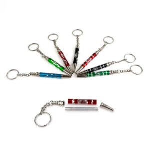 "Pen" Straw on Key Ring Party Box USA