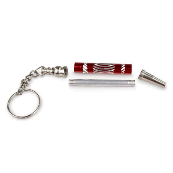 "Pen" Straw on Key Ring Snuff Straw Party Box USA