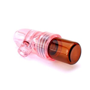 Portable Glass Tube 0.07 fl oz Pink Snuff Tube Party Box USA