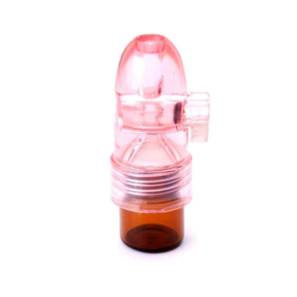 Portable Glass Tube 0.05 fl oz Pink Bullet Snorter Party Box USA