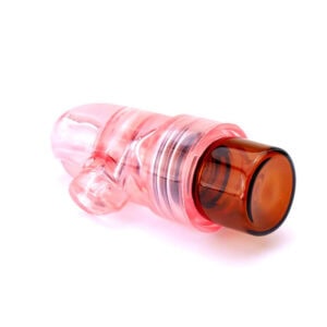 Portable Glass Tube 0.05 fl oz Pink Snuff Tube Party Box USA