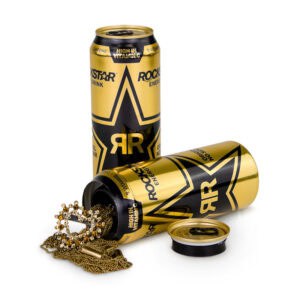 Rockstar Energy Stash Can Hidden Storage Party Box USA