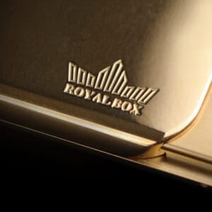Royal Box Anniversary Gold Snorting Accessory Party Box USA