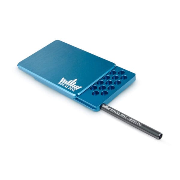 Royal Box Blue Honeycomb Snuff Set