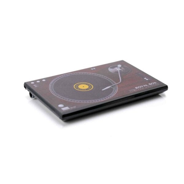 Royal Box Gramophone Black Snuff Box