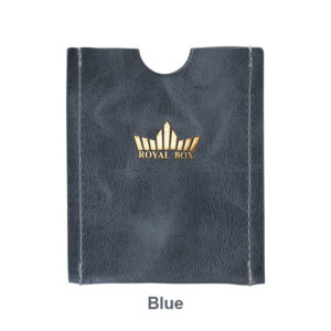 Royal Box Leather Pouch Blue