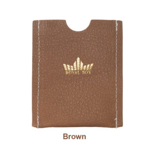 Royal Box Leather Pouch Brown