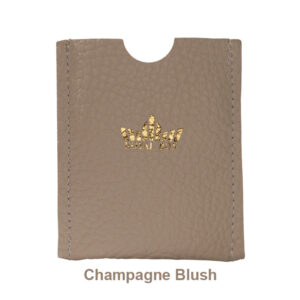 Royal Box Leather Pouch Champagne Blush