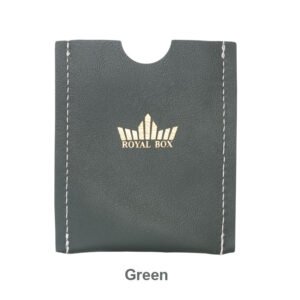 Royal Box Leather Pouch Green