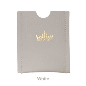 Royal Box Leather Pouch White