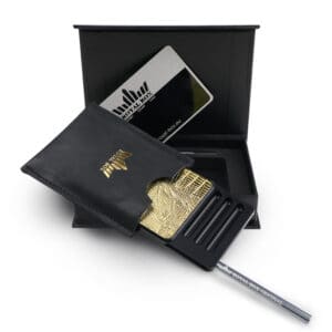 Royal Box Lizard Gold and Black Party Box USA