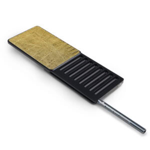 Royal Box Lizard Gold and Black Snuff Set Party Box USA