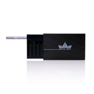 Royal Box Plastic Black Snuff Kit