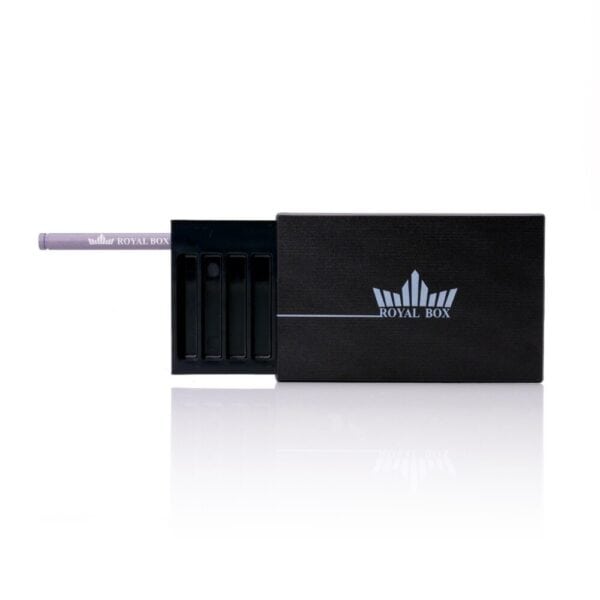 Royal Box Plastic Black Snuff Kit