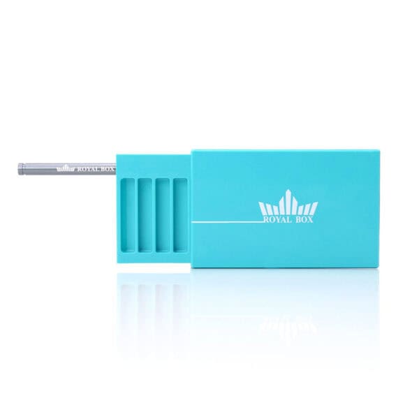 Royal Box Plastic Blue Snuff Kit