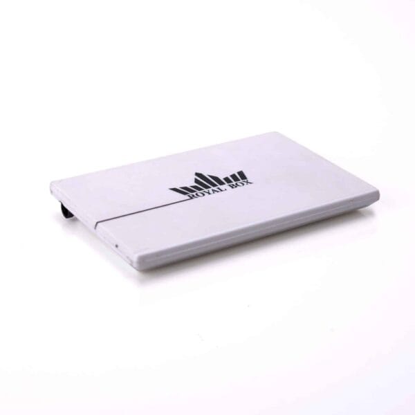 Royal Box Plastic White Snuff Box