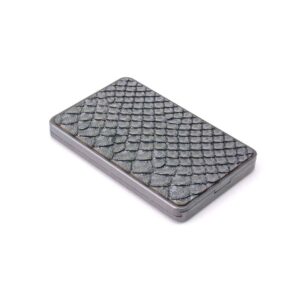 Royal Box Python Titanium Snuff Box