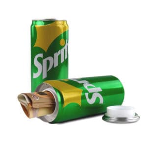 Sprite Soda Stash Can Tall Party Box USA