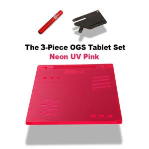 The 3-Piece OGS Tablet Set - Neon UV Pink | Party Box USA