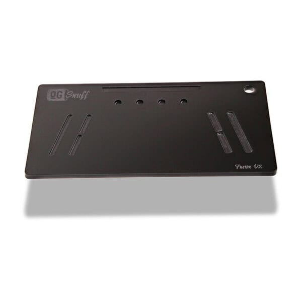 The OGS Fusion V2 Board Gloss Black Snuff Board