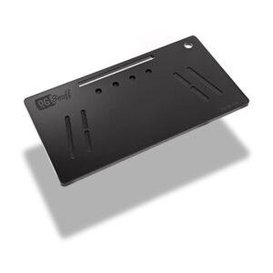 The OGS Fusion V2 Board Gloss Black Snuff Plate