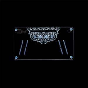 The OGS Fusion V2 Board - Mandala - Neon UV Blue Party Box USA