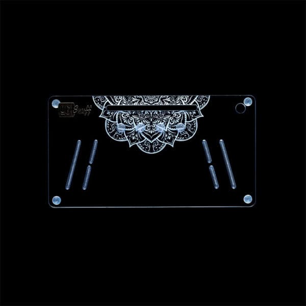The OGS Fusion V2 Board - Mandala - Neon UV Blue Party Box USA