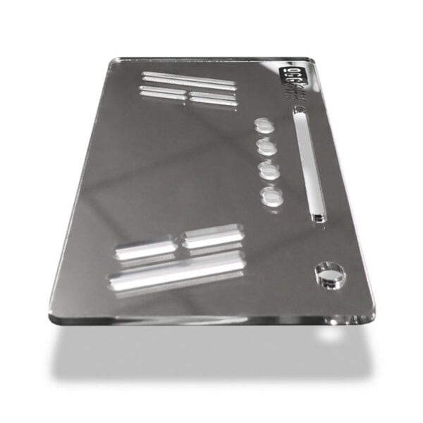 The OGS Fusion V2 Board Mirrored Silver Snorting Accessories Party Box USA