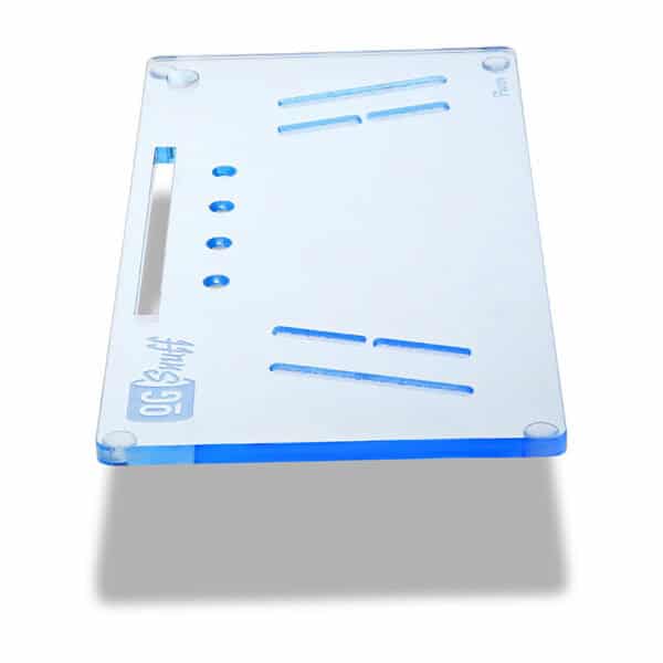 The OGS Fusion V2 Board Neon UV Blue Snorting Accessories