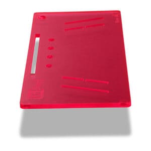 The OGS Fusion V2 Board Neon UV Pink Snorting Accessories