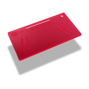 The OGS Fusion V2 Board Neon UV Pink Snuff Plate