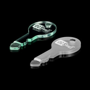 The OGS Key 2 PCS - Glass Look & Ice White | PartyBox USA