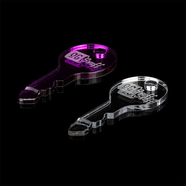 The OGS Key 2 PCS Mirrored Purple & Mirrored Silver Party Box USA