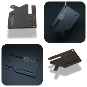 The OGS Multi Tool Card 2 PCS Matte Black