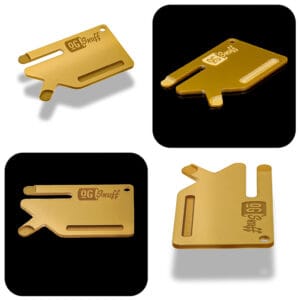 The OGS Multi Tool Card 2 PCS Metallic Gold