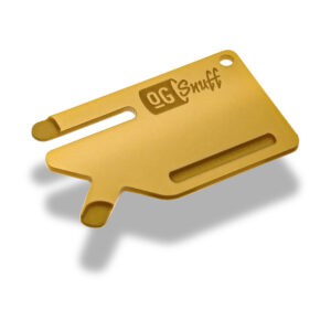 The OGS Multi Tool Card 2 PCS Metallic Gold Snorter Party Box USA