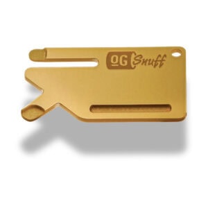 The OGS Multi Tool Card 2 PCS Metallic Gold Snuff Card Party Box USA