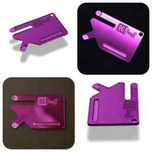 The OGS Multi Tool Card 2 PCS Mirrored Purple