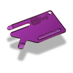 The OGS Multi Tool Card 2 PCS Mirrored Purple Snorter