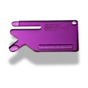 The OGS Multi Tool Card 2 PCS Mirrored Purple Snuff Card