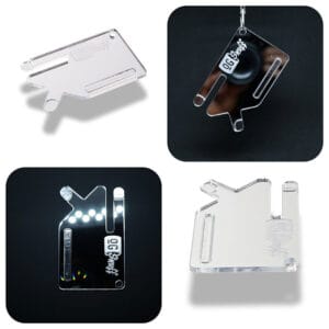 The OGS Multi Tool Card 2 PCS Mirrored Silver