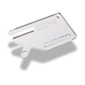 The OGS Multi Tool Card 2 PCS Mirrored Silver Snorter