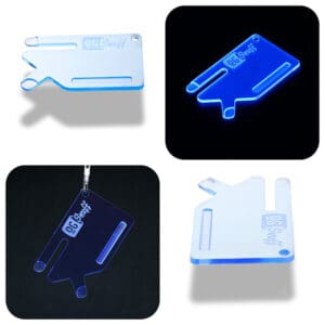 The OGS Multi Tool Card 2 PCS Neon UV Blue